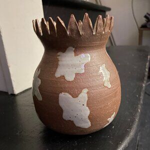 Hand Thrown Ceramic Vase by Kristin Kulsavage Ceramics